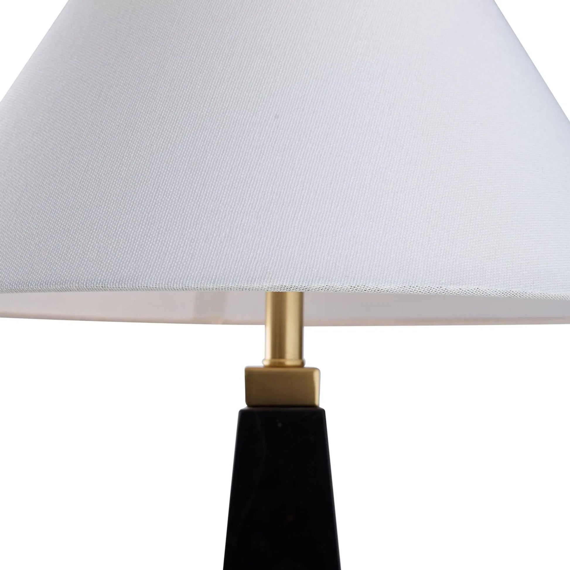 Oscar Table Lamp by Chelsea House in black, gold and natural black, antique brass. Made from unique in a unique style.