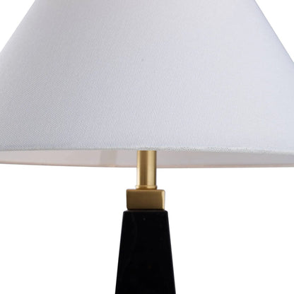 Oscar Table Lamp by Chelsea House in black, gold and natural black, antique brass. Made from unique in a unique style.