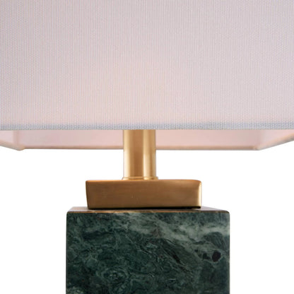 Pax Table Lamp by Chelsea House in green, gold and natural green, antique brass. Made from unique in a unique style.