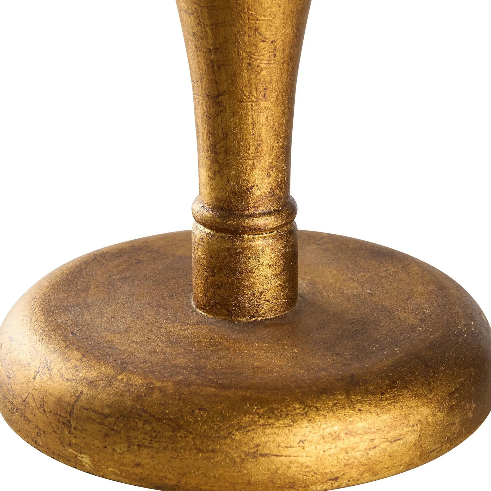 Ruby Table Lamp by Chelsea House in gold and aged gold. Made from unique in a unique style.