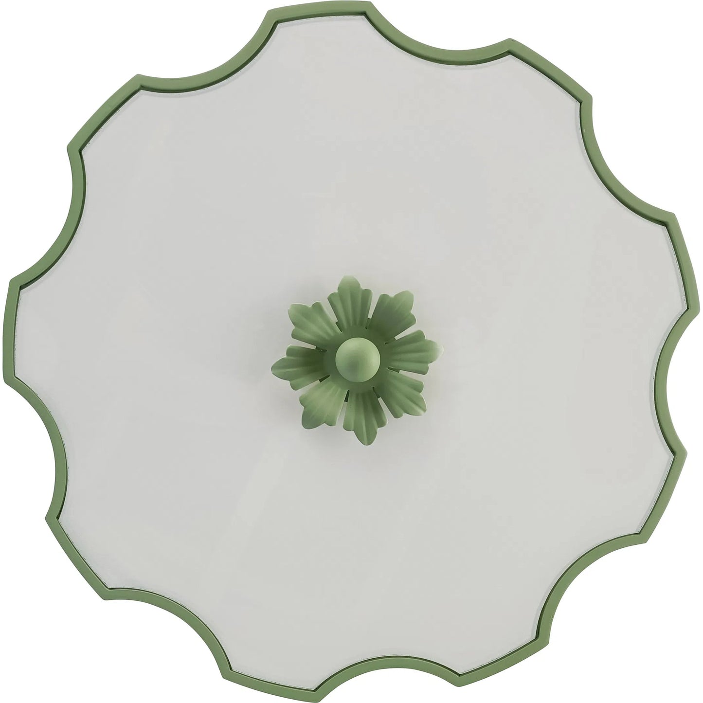 003 SI-2453008 | Additional Silo | Fancy Wiggly Flushmount by Chelsea House in green, white, cream. Made from steel, glass in a eclectic & global style.