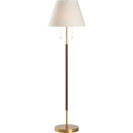 Skinny Mini Floor Lamp by Chelsea House in gold, brown and antique brass, brown. Made from unique in a unique style.