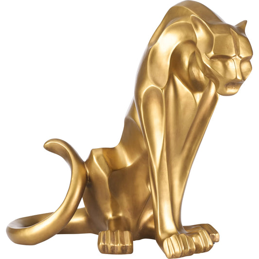 Cat by Chelsea House in gold and matte gold. Made from unique in a unique style.
