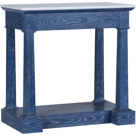 Montmartre Console by Chelsea House in blue, white, cream and blue, natural white. Made from unique in a unique style.