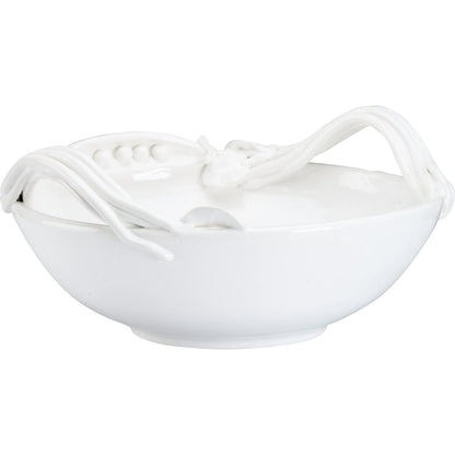Pisello Bowl by Chelsea House in white, cream and white glaze. Made from unique in a unique style.