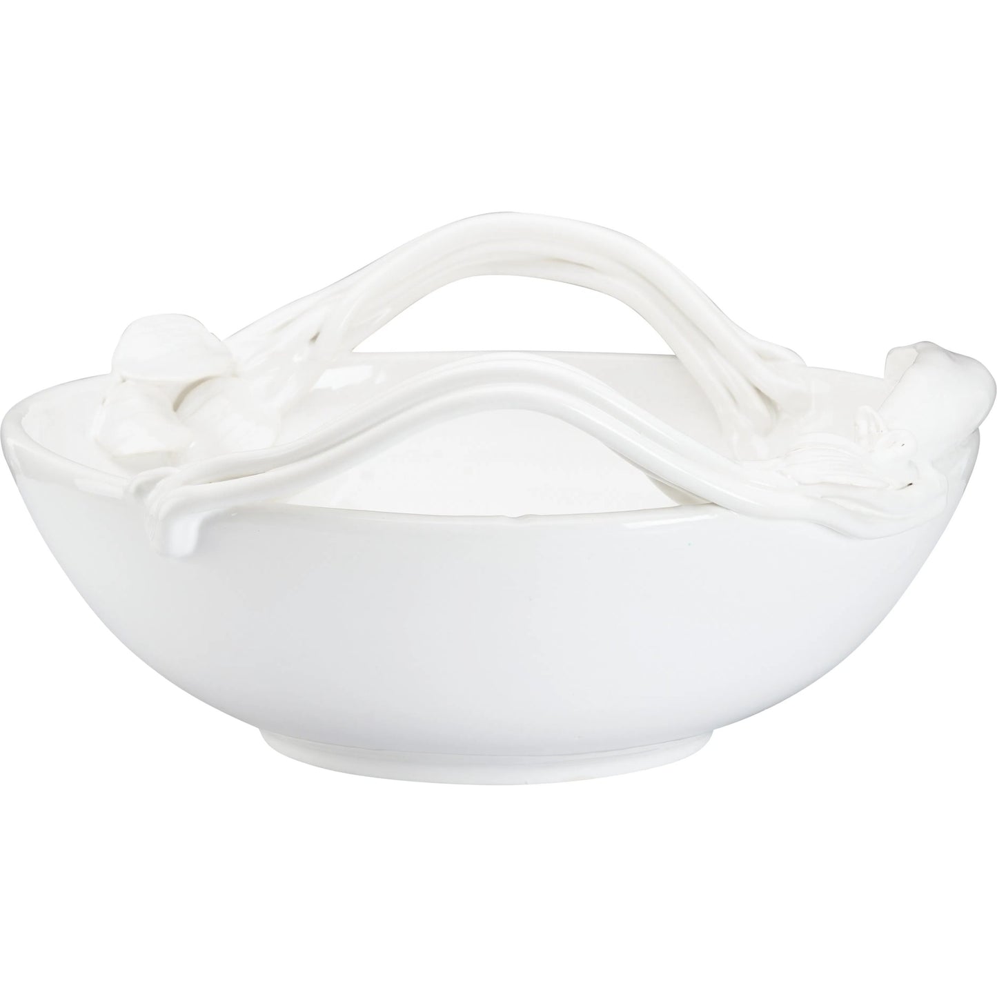 002 SI-2533903 | Additional Silo | Pisello Bowl by Chelsea House in white, cream and white glaze. Made from unique in a unique style.