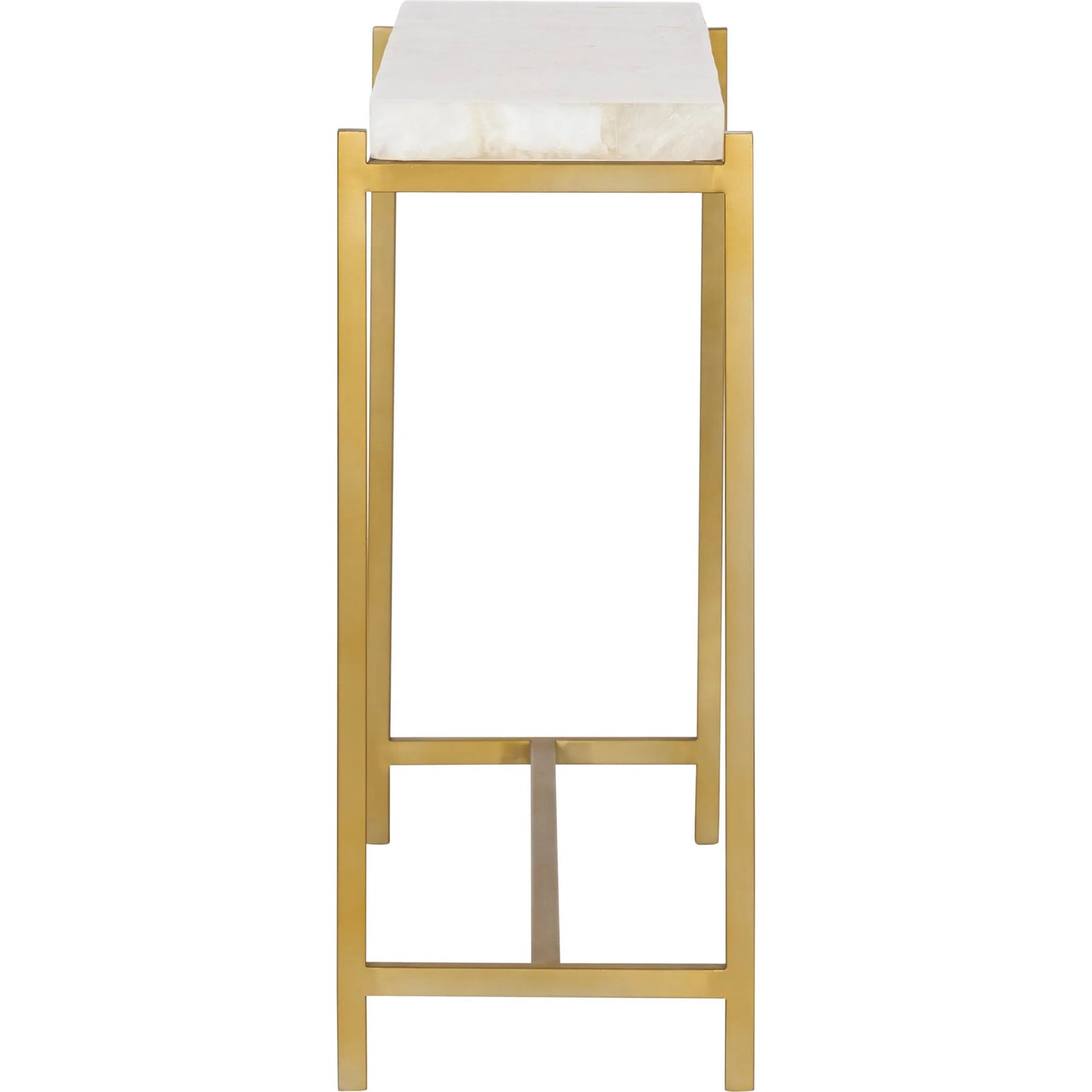 003 SI-2533824 | Additional Silo | Elie Console by Chelsea House in white, cream, gold and natural white, antique brass. Made from unique in a unique style.