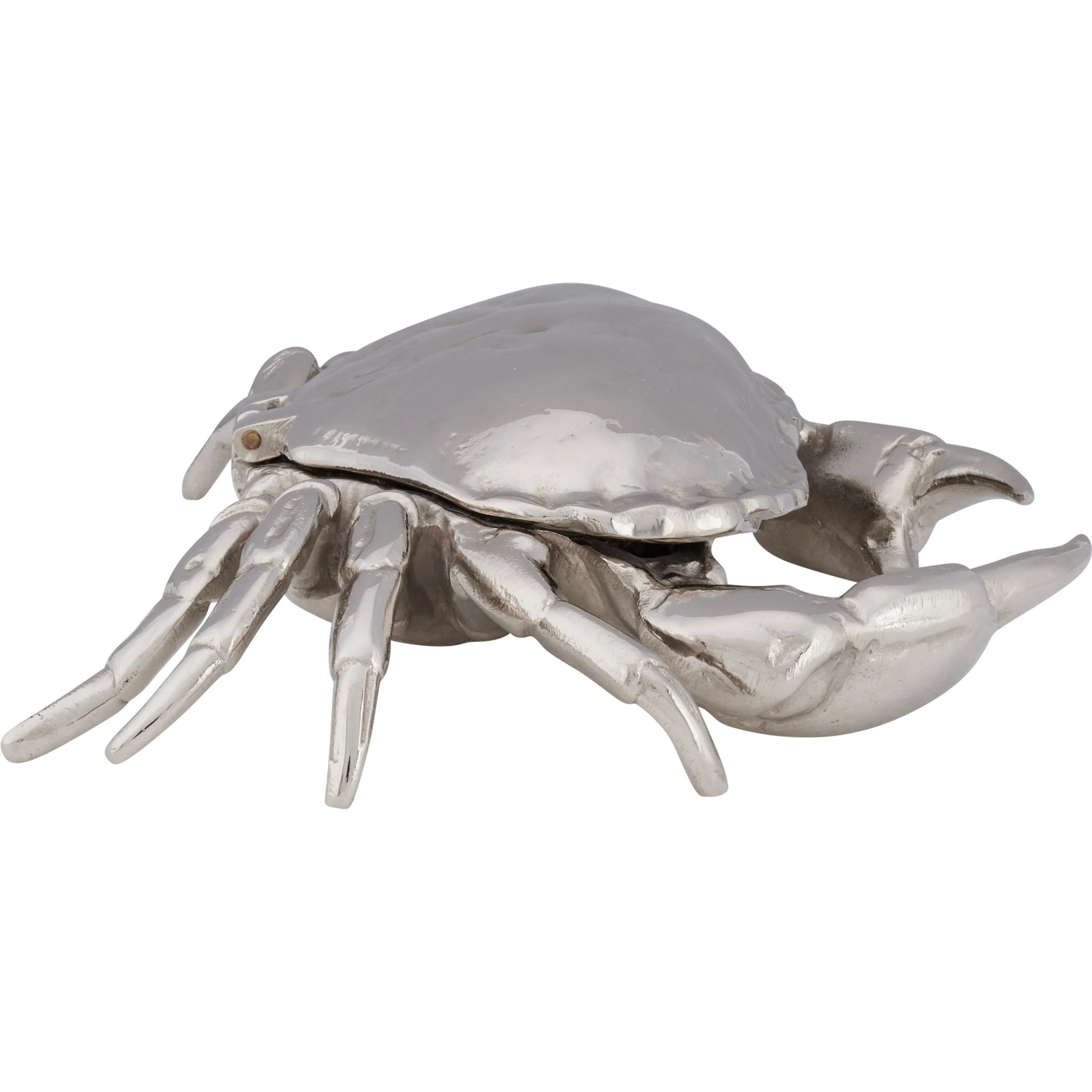 Sebastian Crab by Chelsea House in silver and polished nickel. Made from unique in a unique style.