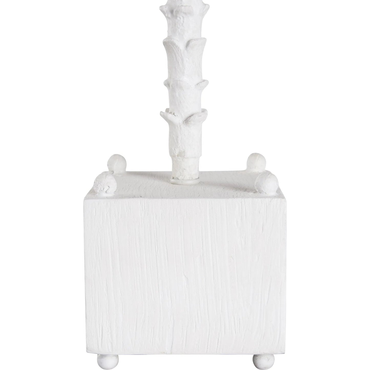 003 SI-2533896 | Closeup | Palm Table Lamp by Chelsea House in white, cream and white. Made from unique in a unique style.
