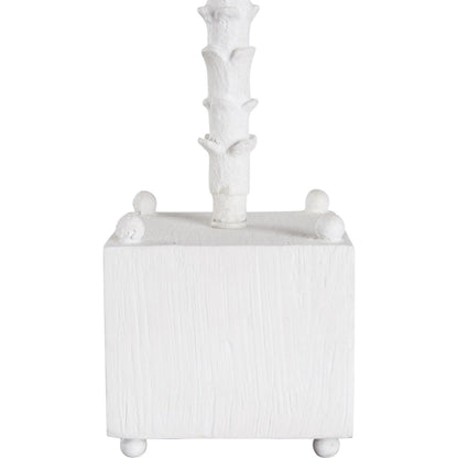 Palm Table Lamp by Chelsea House in white, cream and white. Made from unique in a unique style.