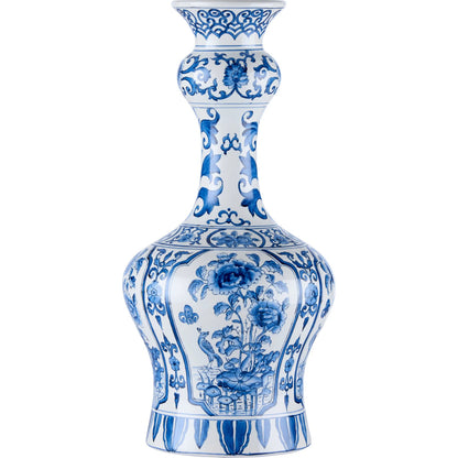 Dutch Delft Vase by Chelsea House in white, cream, blue and blue, white glaze. Made from unique in a unique style.