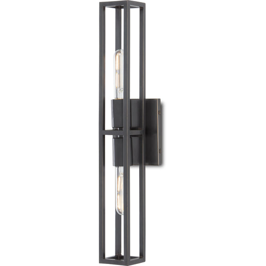 Bergen Wall Sconce by Currey and Company. Made from brass, steel in a modern style.