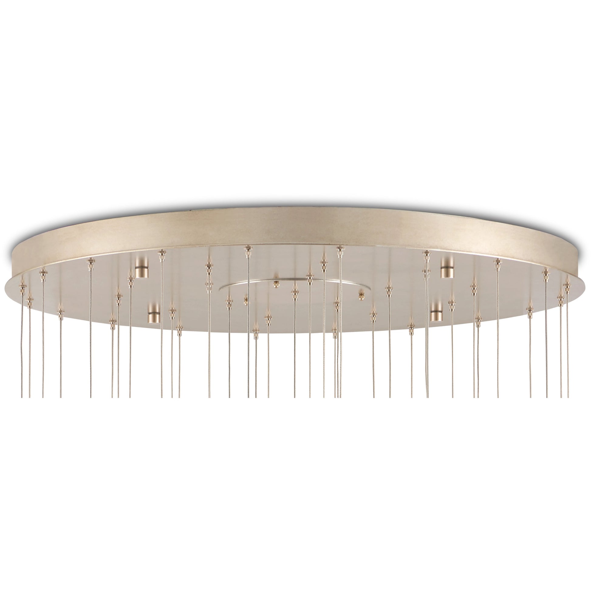 Alsop 36-Light Multi-Drop Pendant by Currey and Company in brown, black, silver. Made from composite in a modern style.
