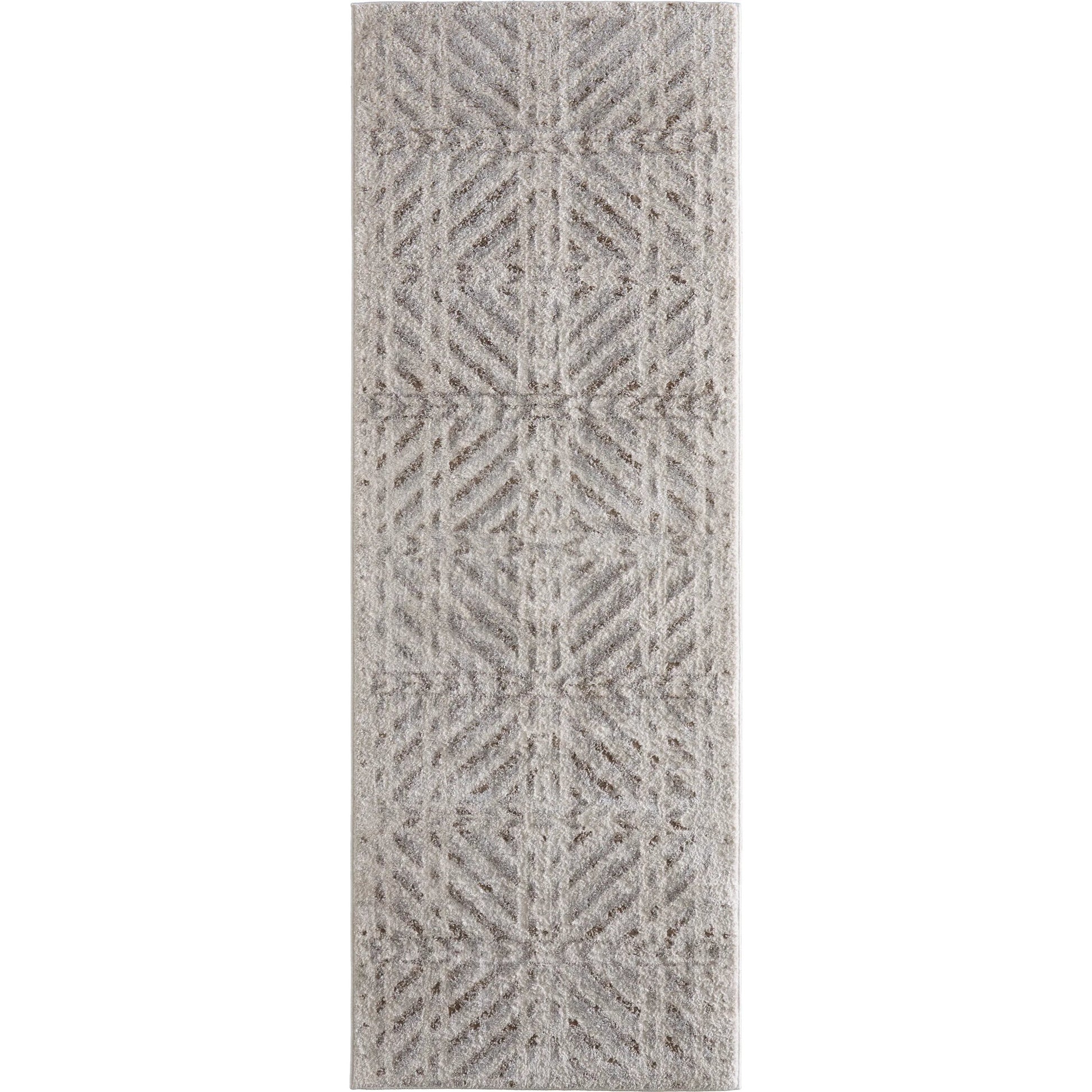 Vancouver Geometric Rug - VNR39NQF by Feizy in ivory, tan, brown. Made from polypropylene, polyester in a unique style.