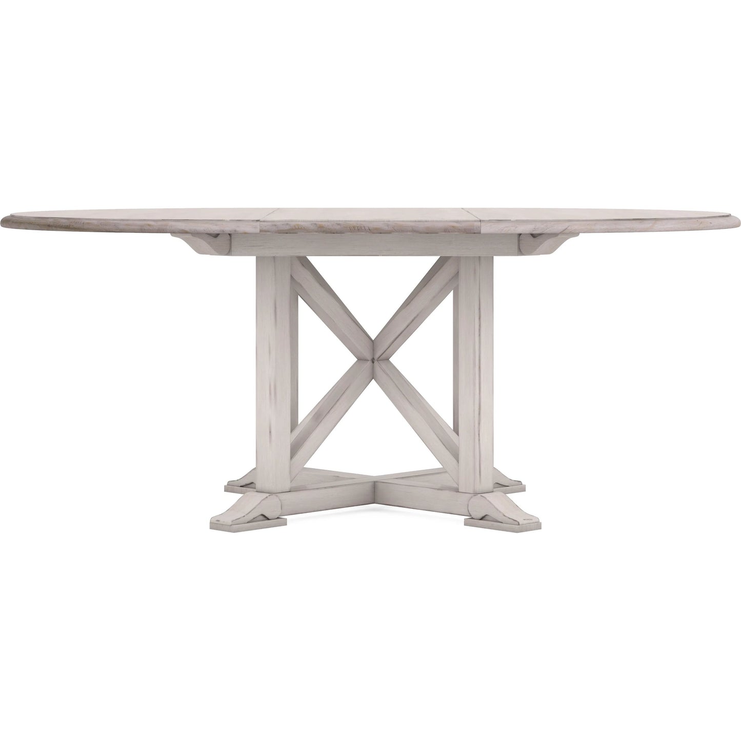 011 SI-2155747 | Additional Silo | Alcove Round Dining Table by A.R.T. Furniture in belgian ivory. Made from acacia solids, maple veneers in a traditional style.