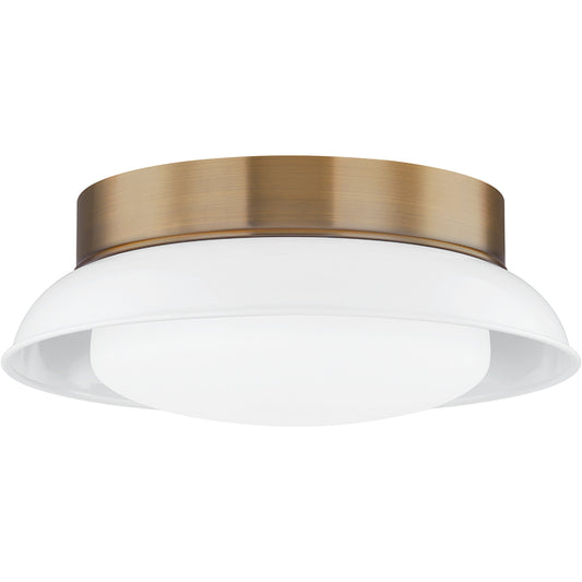 Arnie 2 Light Flush Mount by Troy. Made from brass in a modern style.