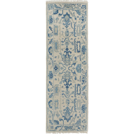 Karina Transitional & Botanical Rug - 90969G7F by Feizy. Made from wool in a unique style.