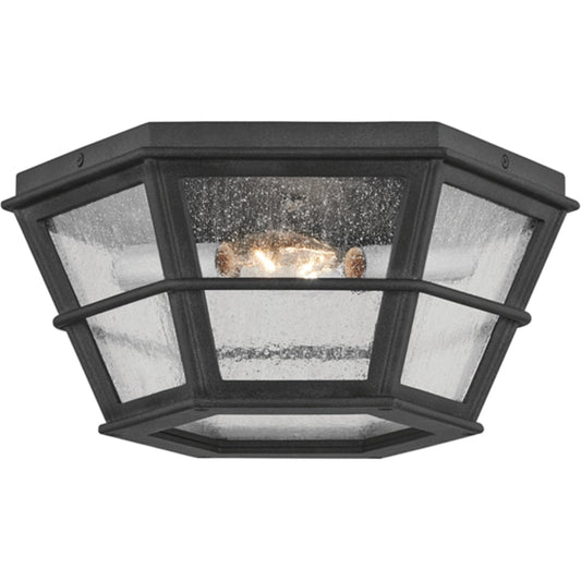 Lake County Flush Mount by Troy in french iron. Made from iron, steel in a traditional style.