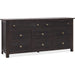 Driftwood Eight-Drawer Dresser by Hooker Furniture. Made from oak solids, oak veneers, cedar in a transitional style.