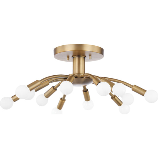 Tristan Flush Mount by Troy. Made from aluminum, stainless steel in a modern style.