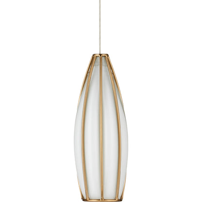 Parish 30-Light Rectangular Multi-Drop Pendant by Currey and Company in white, antique brass, silver. Made from glass, metal in a modern style.