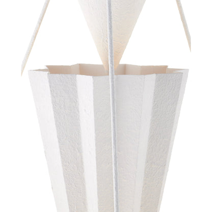 Empyrean Chandelier by Currey and Company in yeso blanco. Made from wrought iron in a modern style.