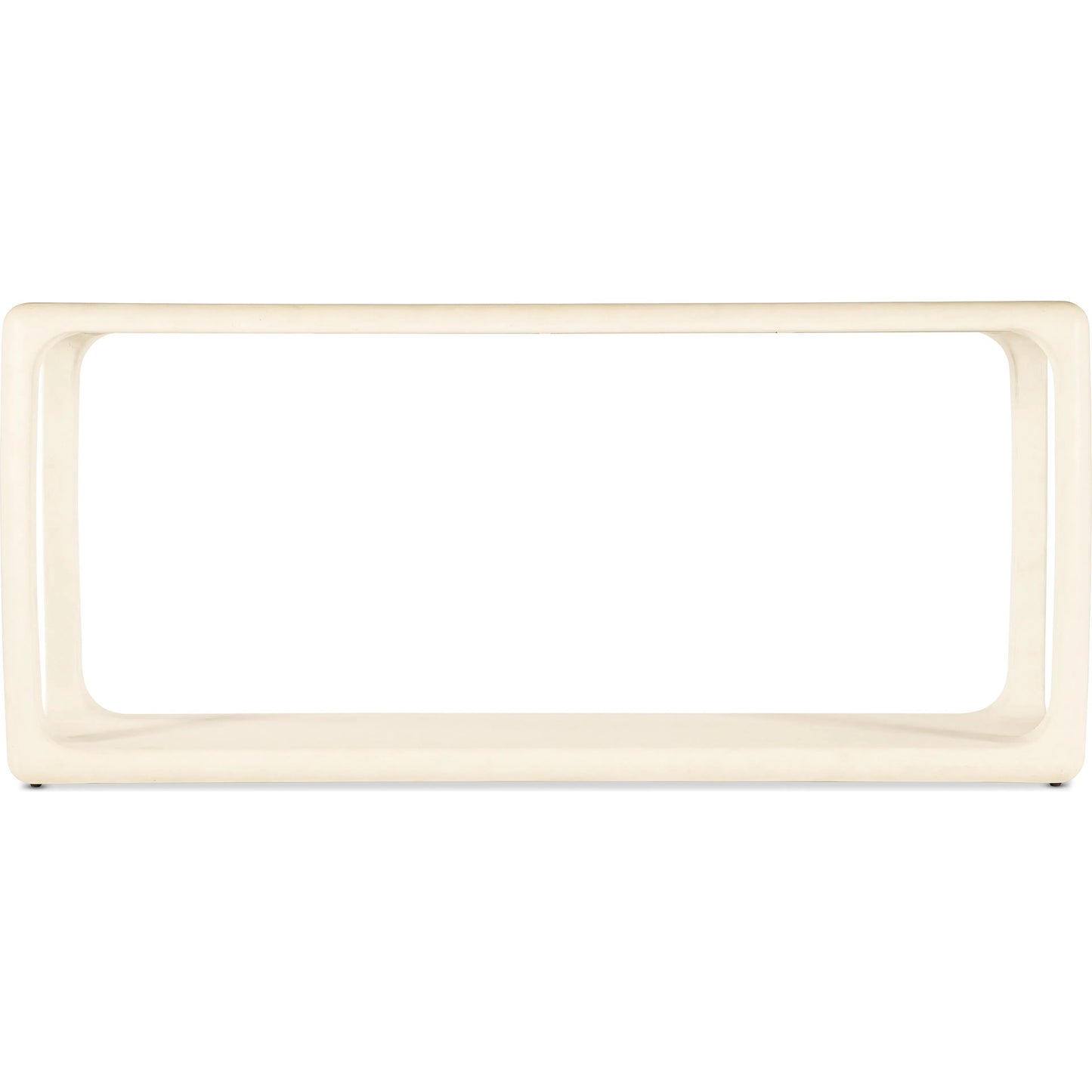 002 SI-2353968 | Additional Silo | Westwood Console Table by Hooker Furniture in textured alabaster plaster white. Made from wood veneers in a transitional style.