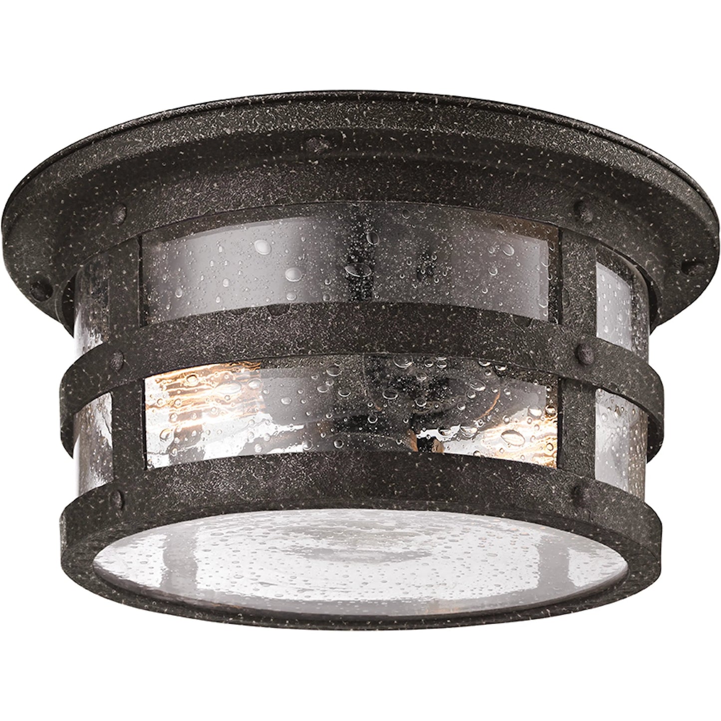 001 SI-2072627 | Primary Silo | Barbosa Flush Mount by Troy in barbosa bronze. Made from hand forged iron in a modern style.
