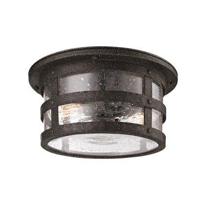 Barbosa Flush Mount by Troy in barbosa bronze. Made from hand forged iron in a modern style.