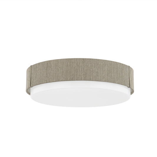 Zane Flush Mount by Troy in patina brass. Made from steel in a modern style.
