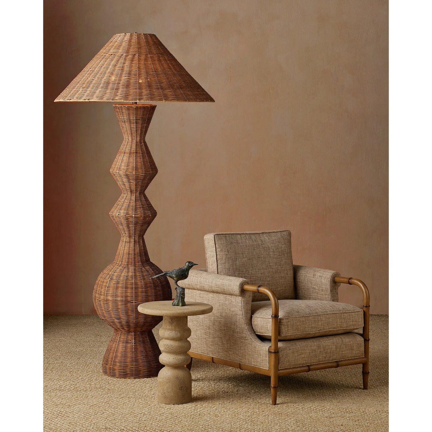 006 SI-2387048 | Lifestyle | Han Dynasty Bird by Currey and Company in dark bronze. Made from bronze in a unique style.