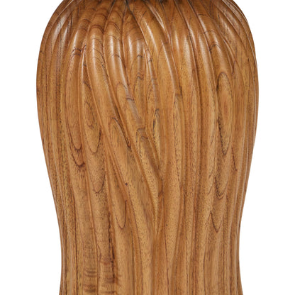 Tassel Accent Table by Currey and Company in morel brown, natural, brushed brass. Made from mindi wood, crema marfil marble, brass in a traditional style.