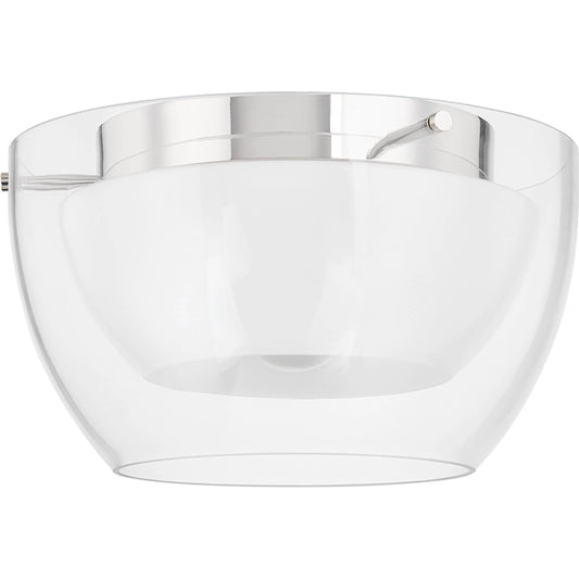 Dutton Flush Mount by Troy. Made from glass in a modern style.