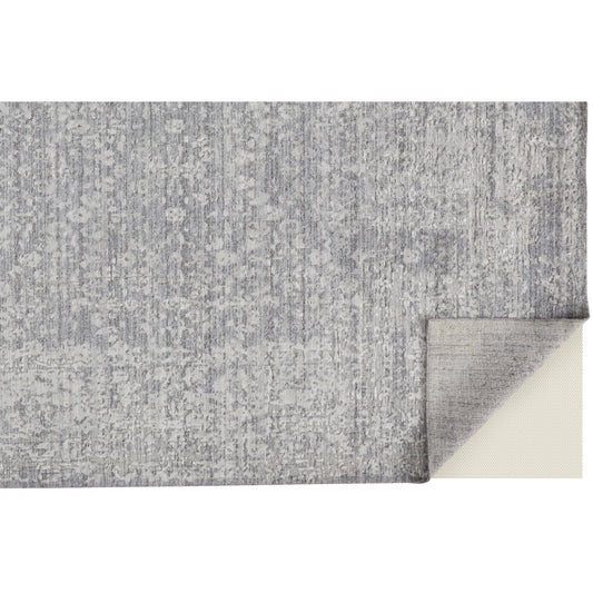 Langford Transitional Rug - 8358F by Feizy in silver, gray. Made from viscose in a unique style.