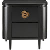 Caviar Black, Antique Brass