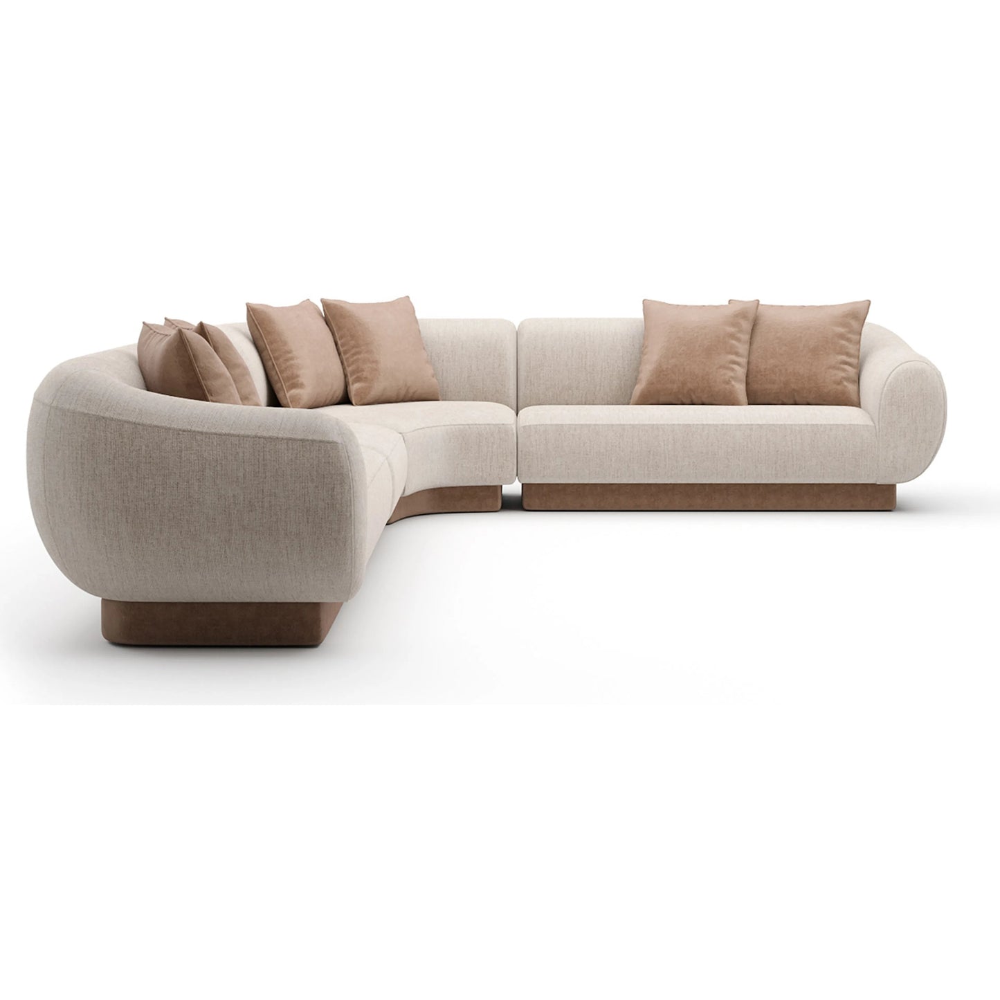 004 SI-2462333 | Additional Silo | Seta L Sectional by Caracole in oatmeal. Made from unique in a transitional style.