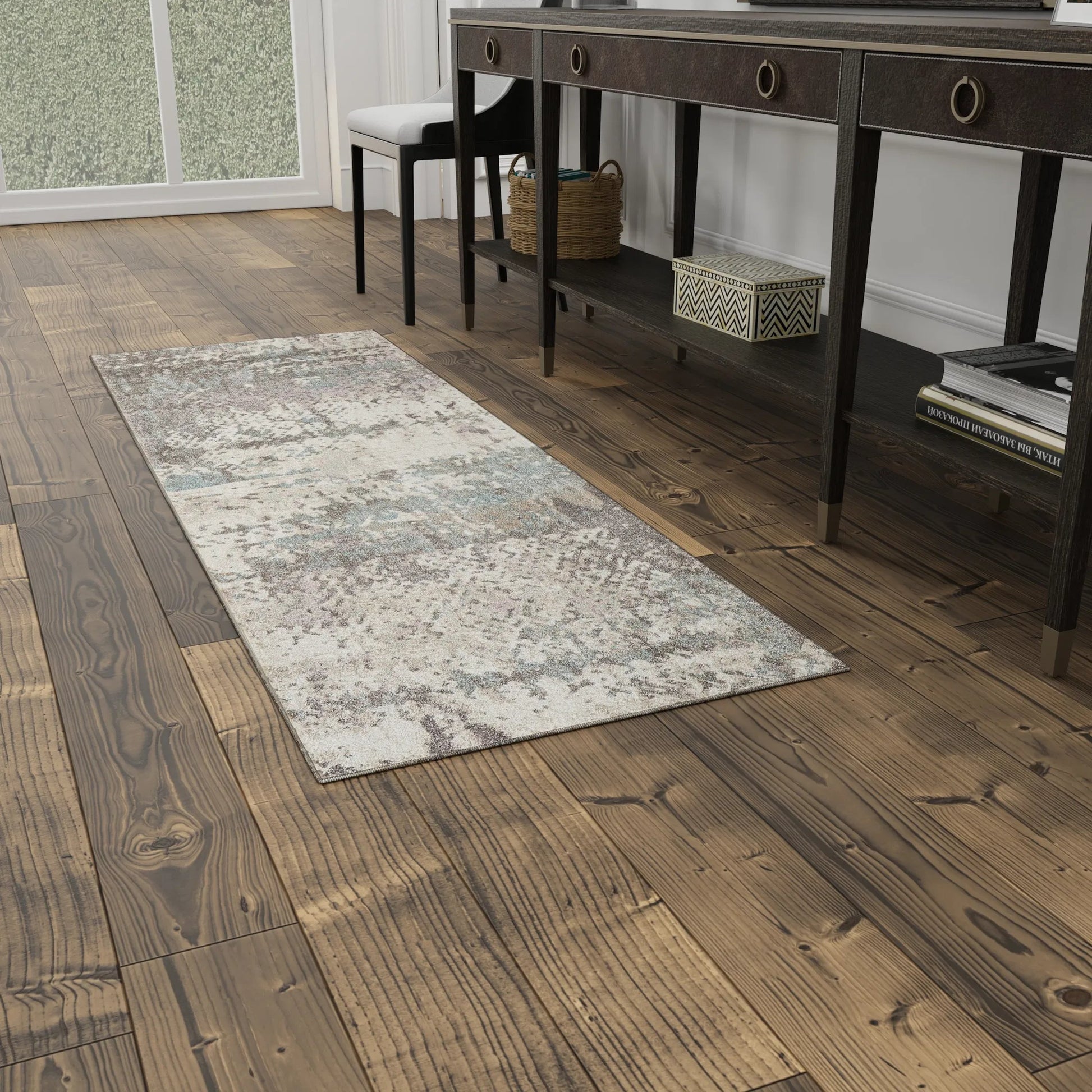 Eden EDN39QRF Rug by Feizy in ivory, blue, purple. Made from polypropylene in a unique style.