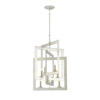 Middleton Chandelier by Currey and Company. Made from wrought iron in a modern style.