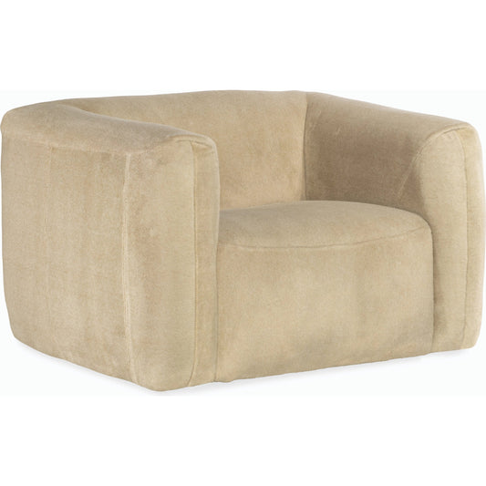Stroud Chair by Hooker Furniture in beige. Made from fabric in a modern style.