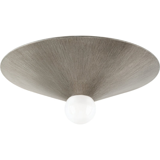 Summit Flush Mount by Troy in graphite grey. Made from steel iron in a modern style.