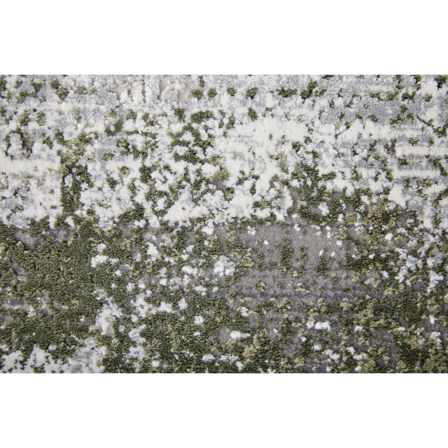 004 SI-2158681,SI-2158682,SI-2158683,SI-2158684,SI-2158685,SI-2158686,SI-2158687,SI-2158688,SI-2158689 | Closeup | Cadiz Ikat Rug - 86639N5F by Feizy in gray, green, silver. Made from viscose, acrylic in a unique style.