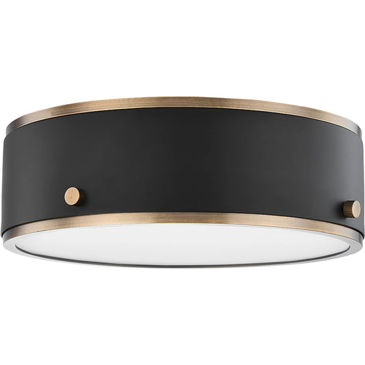 Eli Flush Mount by Troy. Made from steel in a modern style.