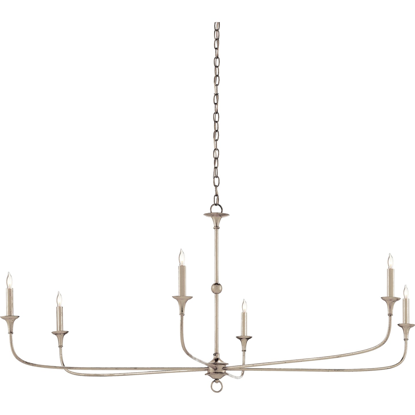 001 SI-1924064 | Primary Silo | Nottaway Chandelier by Currey and Company. Made from wrought iron in a modern style.