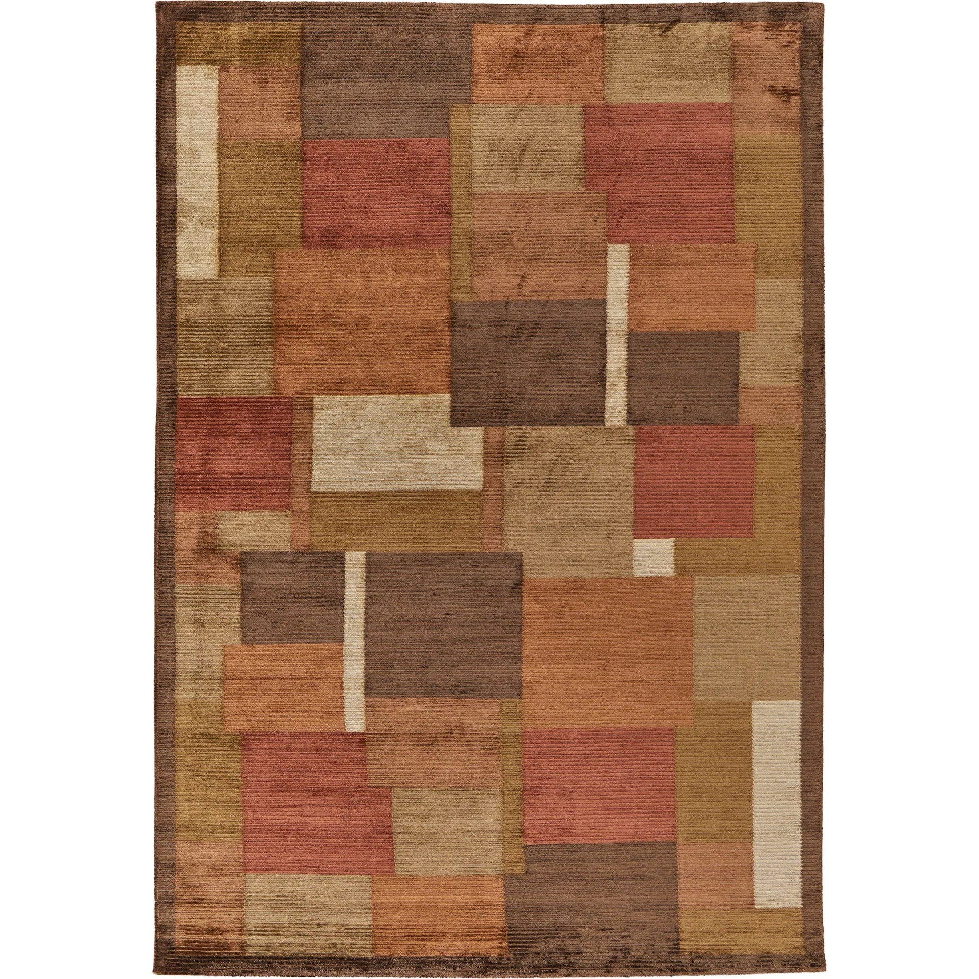 Keystone Rug - 7169F by Feizy in green, brown. Made from wool, viscose in a unique style.