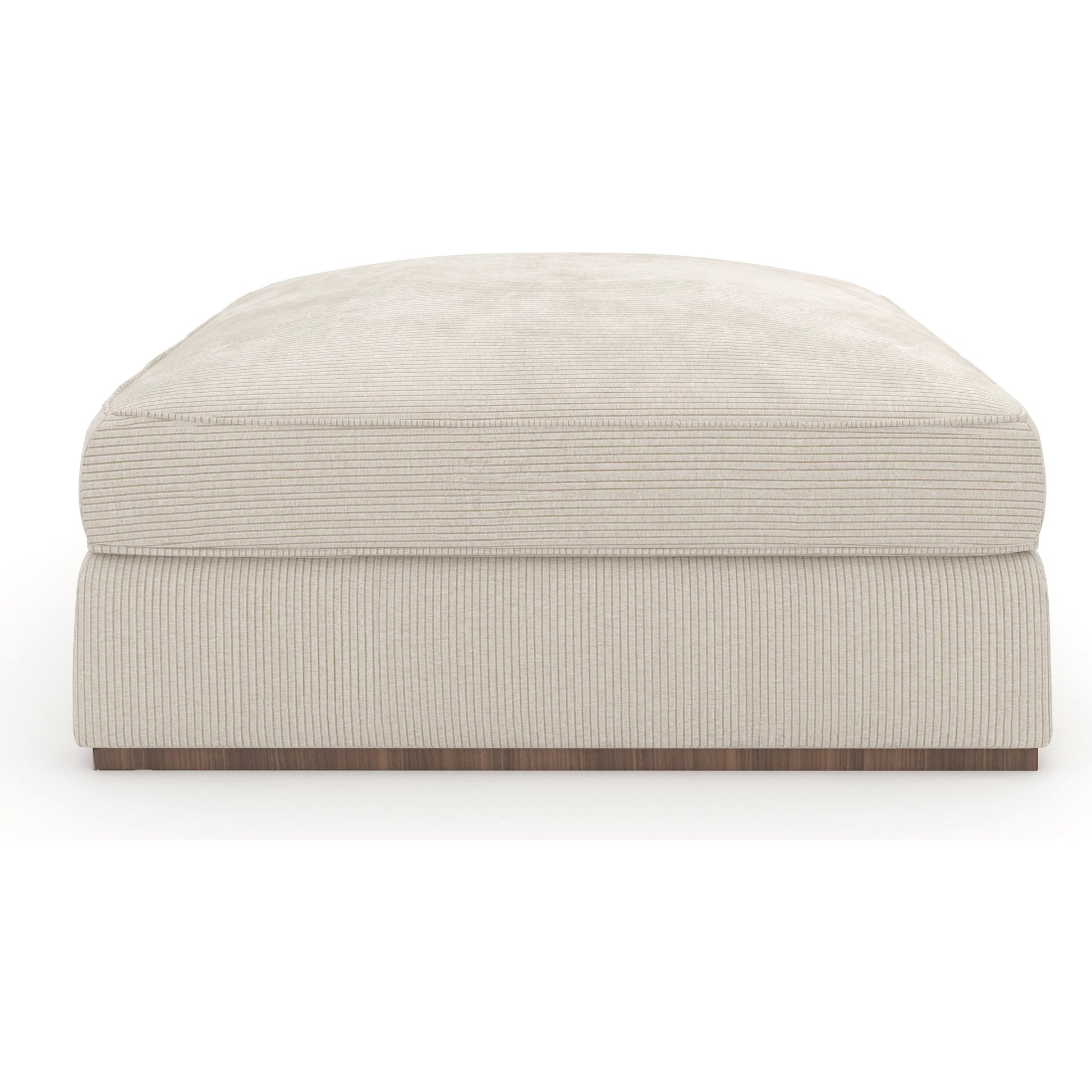 Bello Ottoman by Caracole in retro walnut. Made from unique in a eclectic & global style.