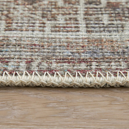 Percy Transitional Rug - 39ANF by Feizy in ivory, orange, brown. Made from polyester in a unique style.