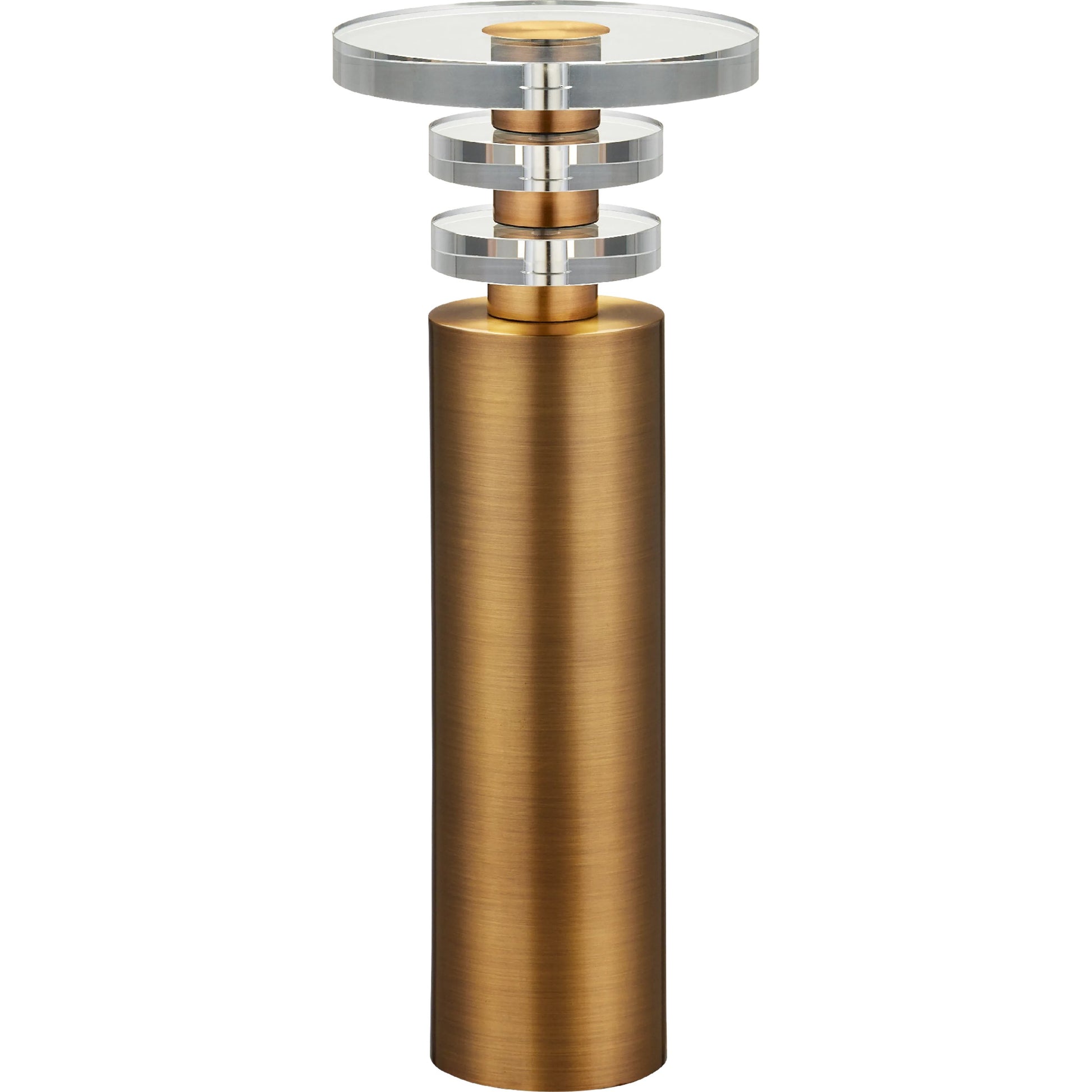 Shani Drinks Table by Currey and Company. Made from iron, optic crystal in a modern style.