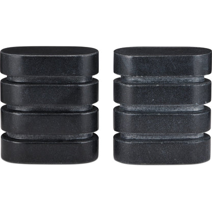 Bheslana Marble Object Set by Currey and Company in natural. Made from bheslana marble in a modern style.