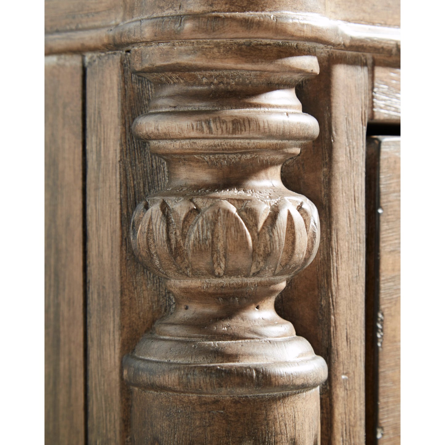 006 SI-2064894 | Closeup | Architrave Bachelors Chest by A.R.T. Furniture in almond. Made from pine solids and veneer, metal in a traditional style.