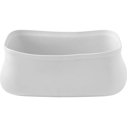 Sac Bowl by Global Views in white. Made from porcelain in a transitional style.